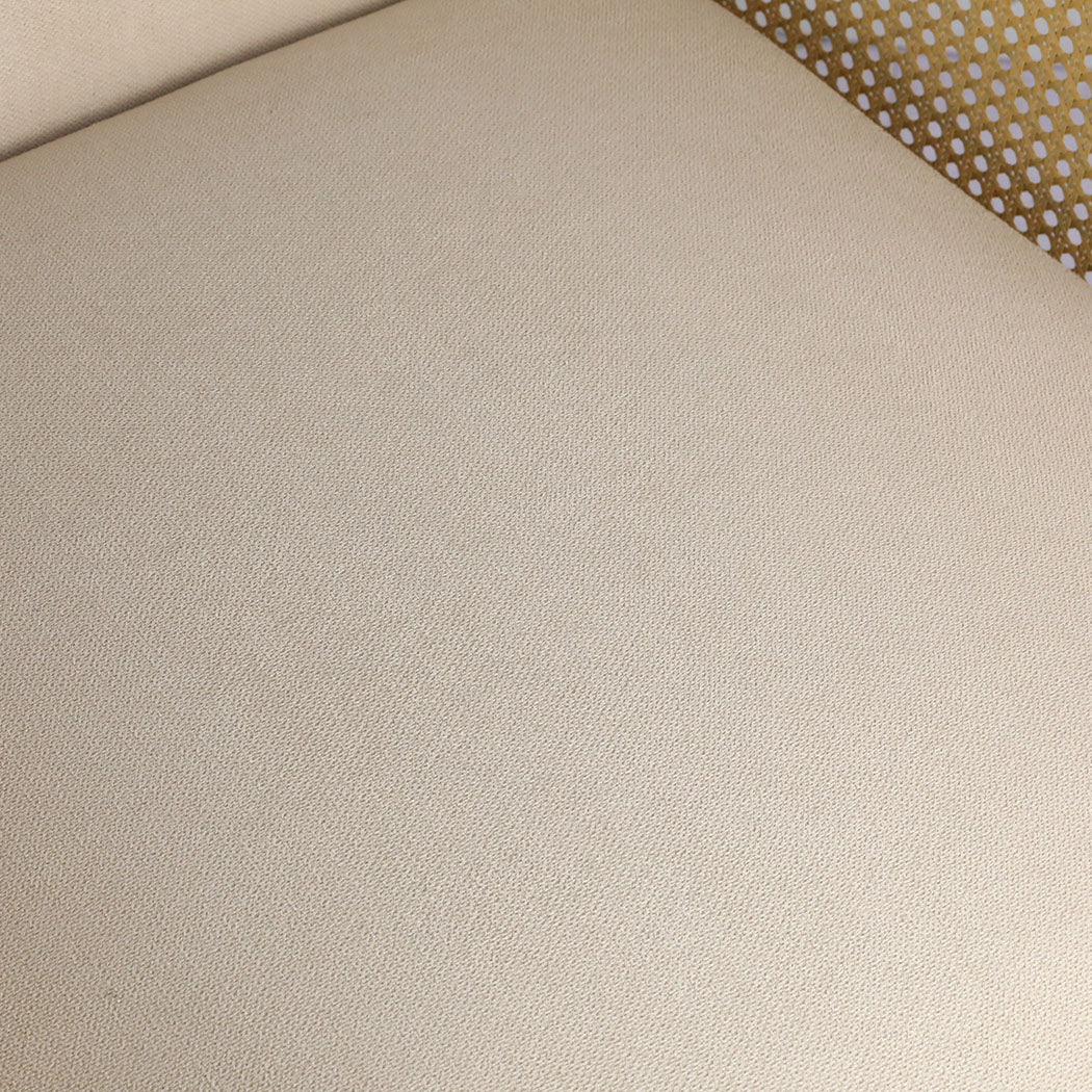 Levede Rattan Lounge Armchair-1864184596384583683