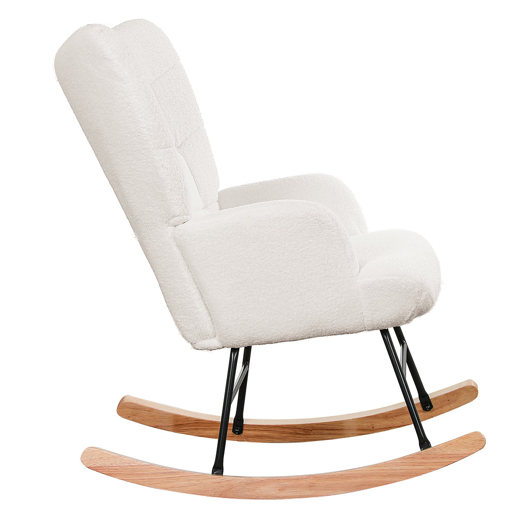 Levede Fleece Rocking Chair