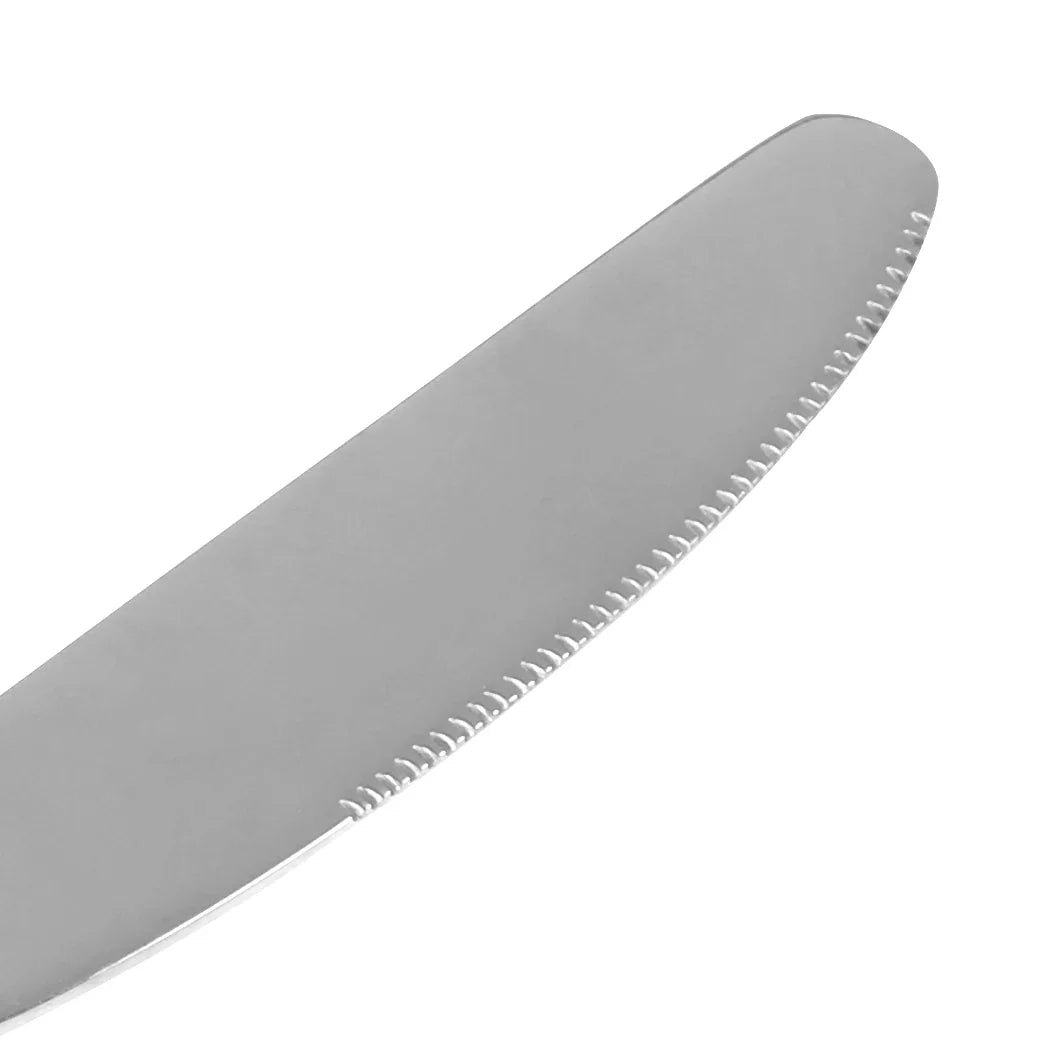 TOQUE Cutlery Set Stainless Steel 30PCS Silver-2018816666225479683