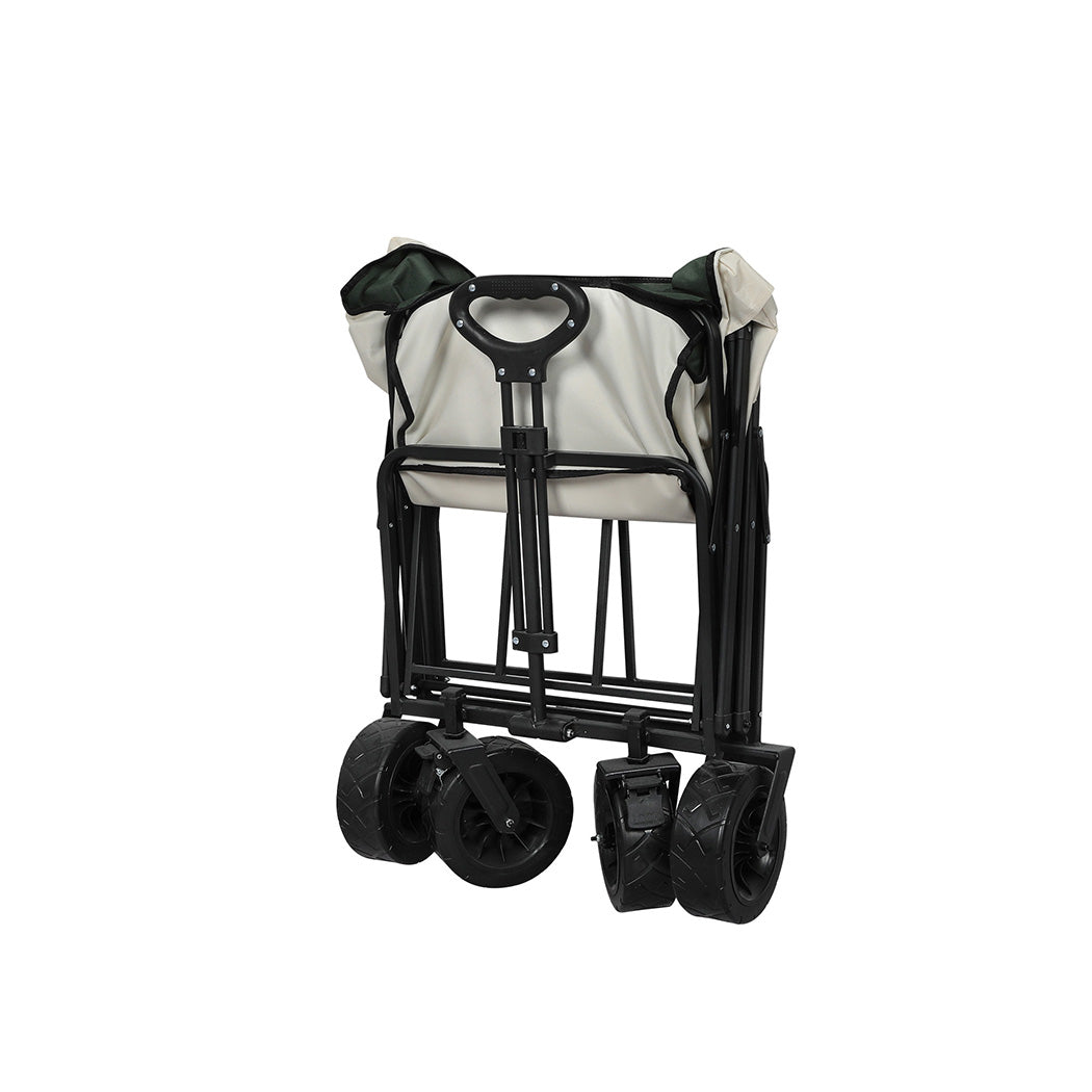 Lambu Garden Camping Trolley Outdoor Beige-1942353762999996419