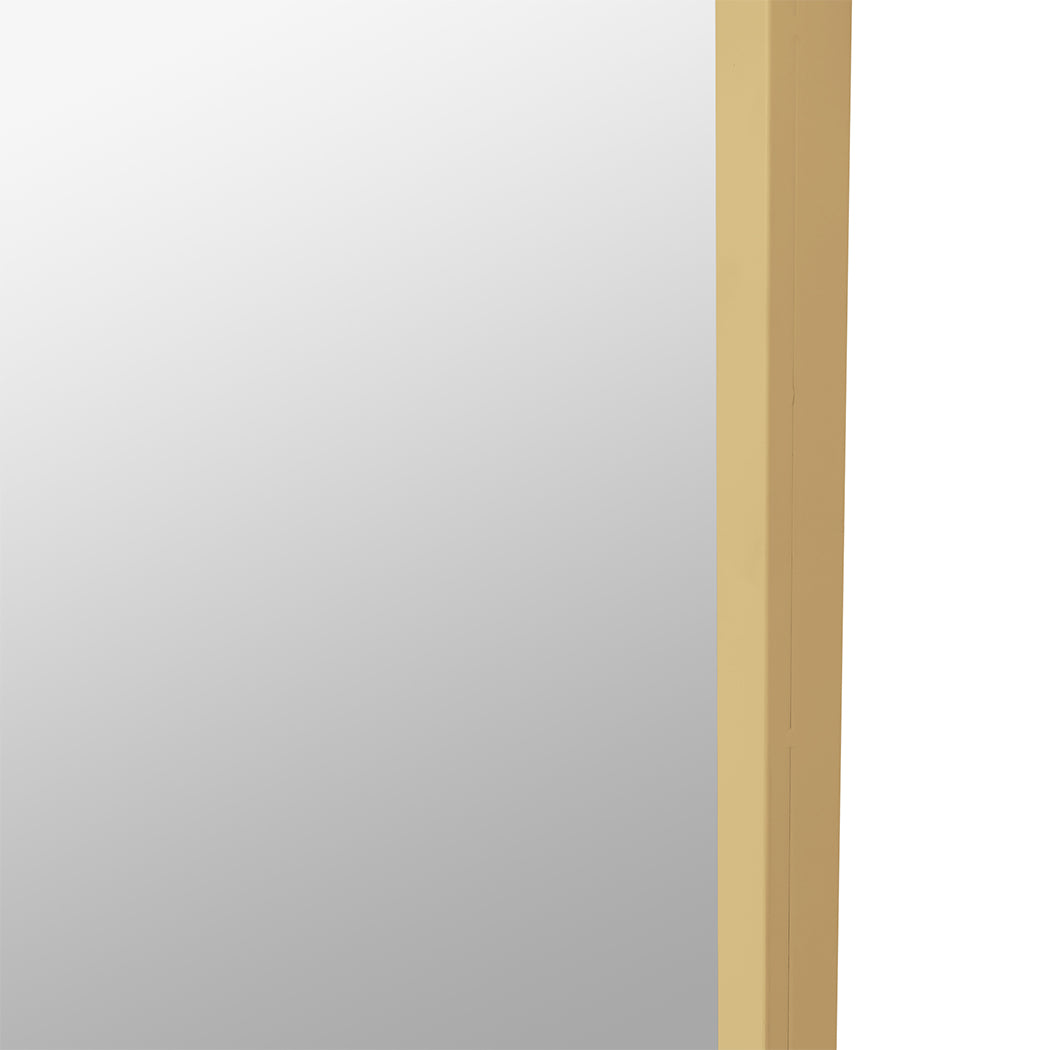 Yezi Floor Mirror Full Length Mirrors 1.8M Gold White-1886651051965288451