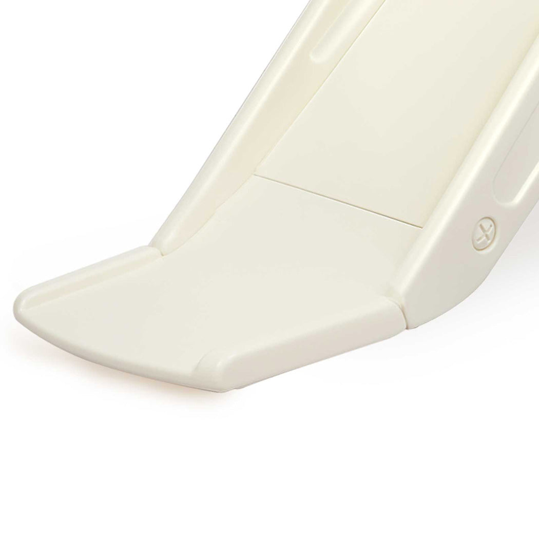 BoPeep Kids Slide Toddler Climber with Hoop Ring Toss for Indoor Outdoor White-2100034970256019459
