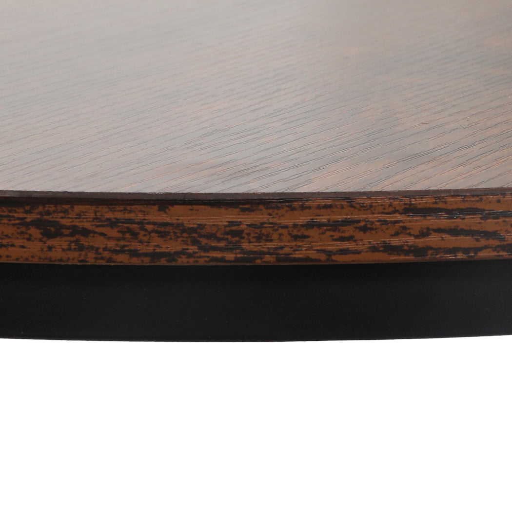 Levede Round Nesting Table Coffee Table Wood Side Table-1984023719873482755