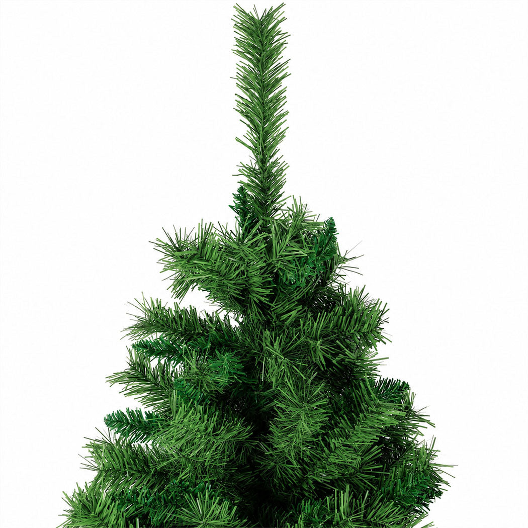 Santaco Christmas Tree 2.1m Slim PVC Xmas Tree with 797 Tips Green-2100035037754953731