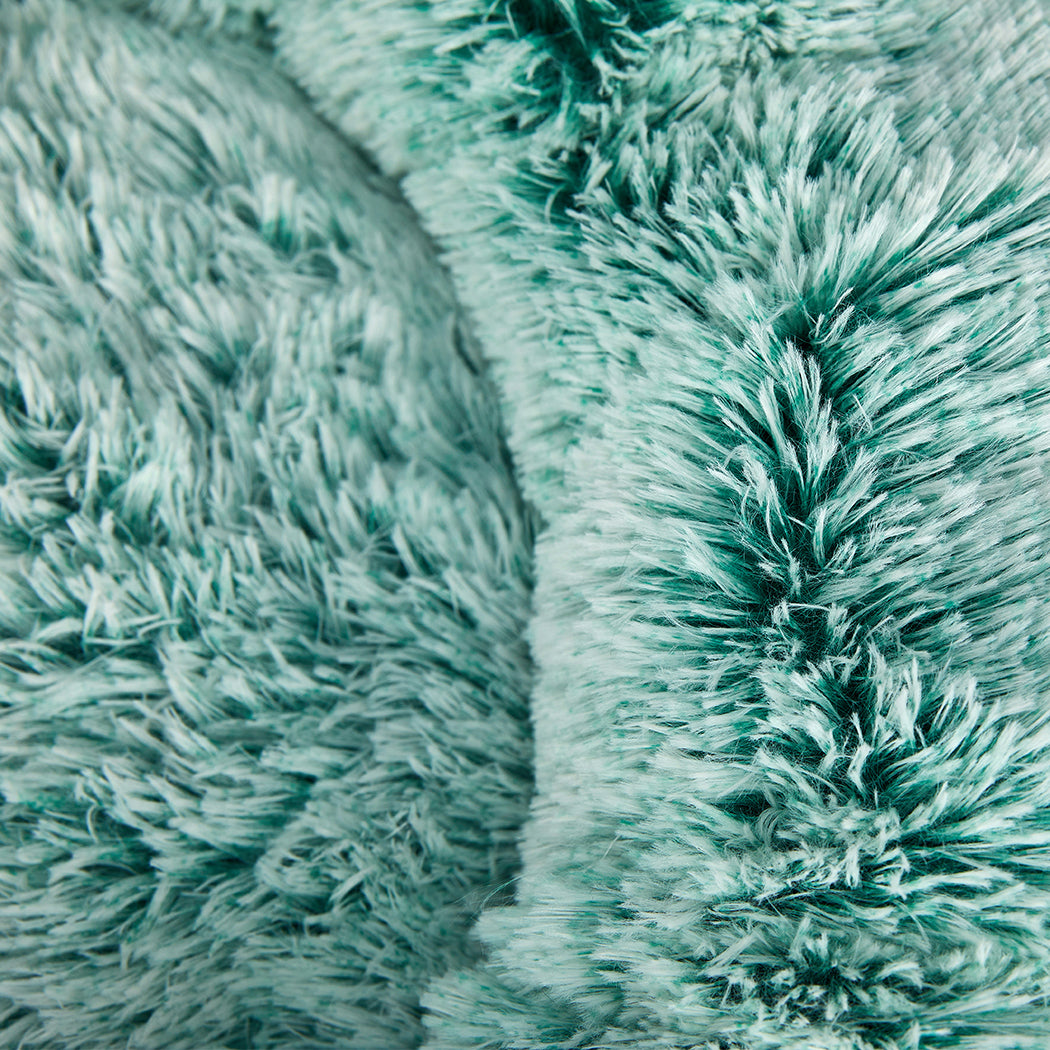 PaWz Pet Bed Cat Dog Donut Nest Calming M Teal Medium-1864184500314050563