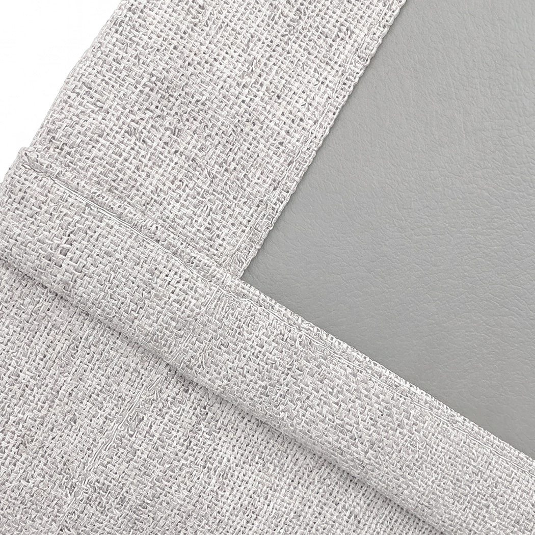 Marlow 100% Blackout Curtain 2-Panel Thermal Linen Look Curtain Draperies Window-2072893566287482883