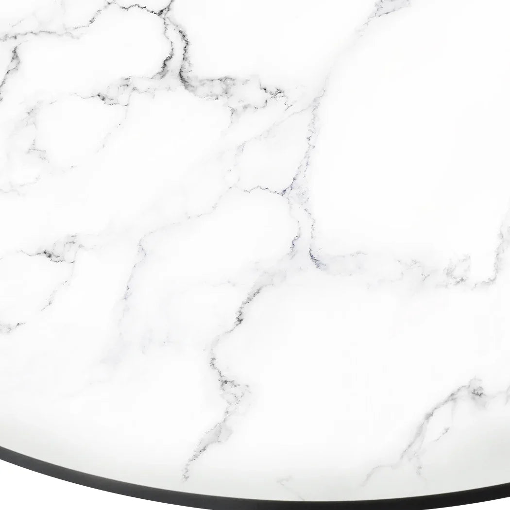 Levede Dining Table Kitchen 4 Person White-2006733275149766659