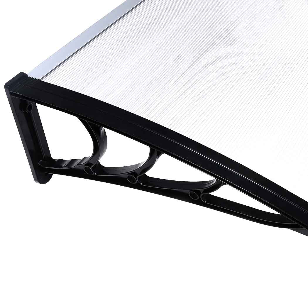 Mountview Window Door Awning Outdoor 1M X 4M Transparent 1x4M-2006733104710029315
