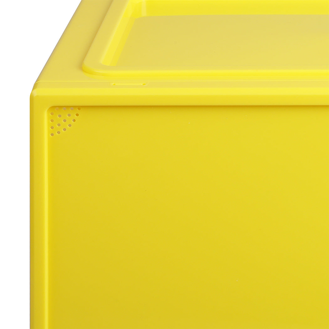 Stacked Sneaker Display Case 6x Clear Yellow-2029387238575575043