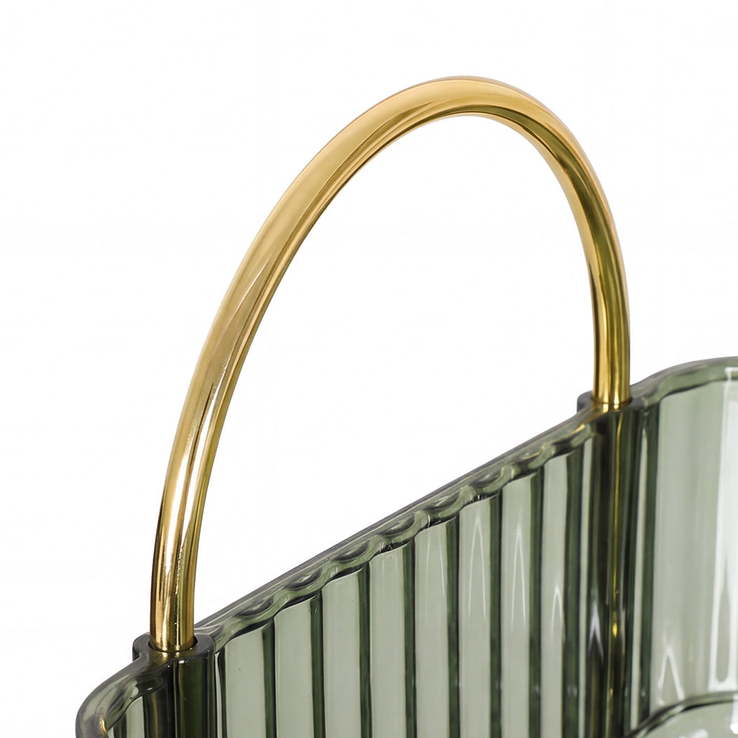 Ilus Makeup Organiser Vanity Countertop Shelf Cosmetic Holder Storage Green-2065254302045310979