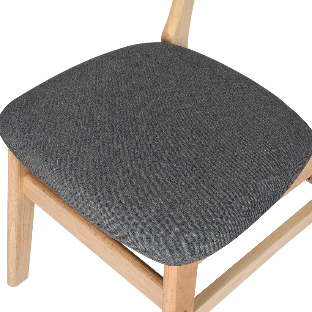 Levede 8xDining Chairs Kitchen Chair Nature-1975420355854077955