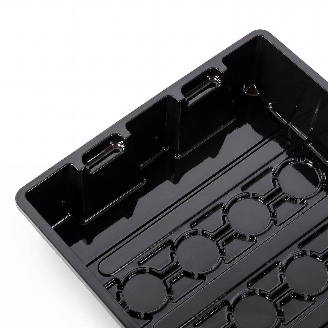 Toque Seedling Tray 5 Pack Starter Kit With Vented Dome For Greenhouse Black-2100034985904967683