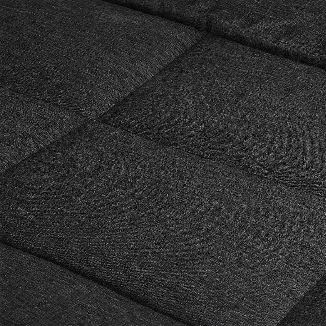 Levede Folding Camping Bed Camp Cots Black-2029387200147361795