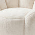 Levede Bean Bag Chair Faux Rabbit Fur Floral Shaped Reading Sofa Chair White-2109799585139068932