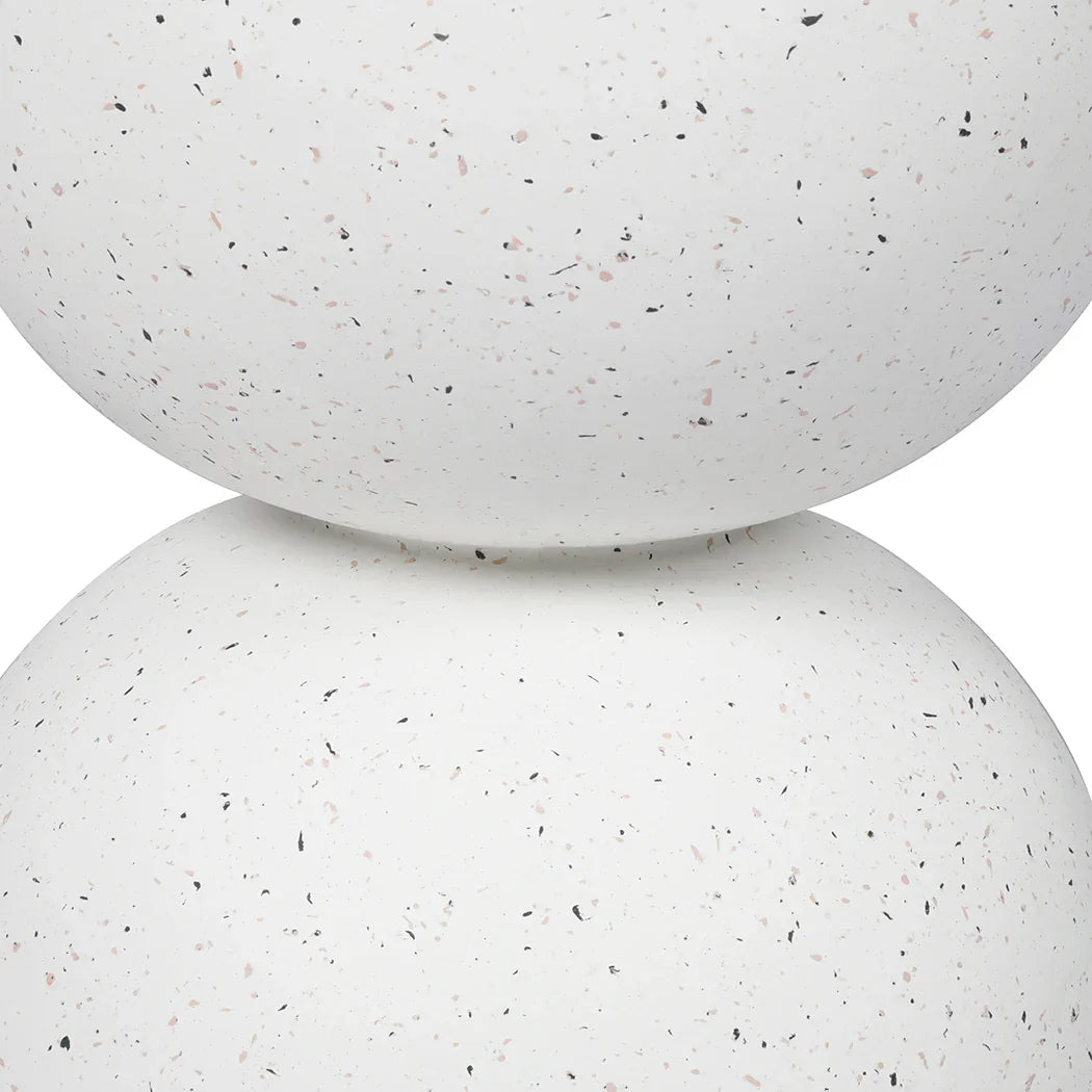 Levede Side Table Terrazzo Coffee Tables Beige-2018816896694095875