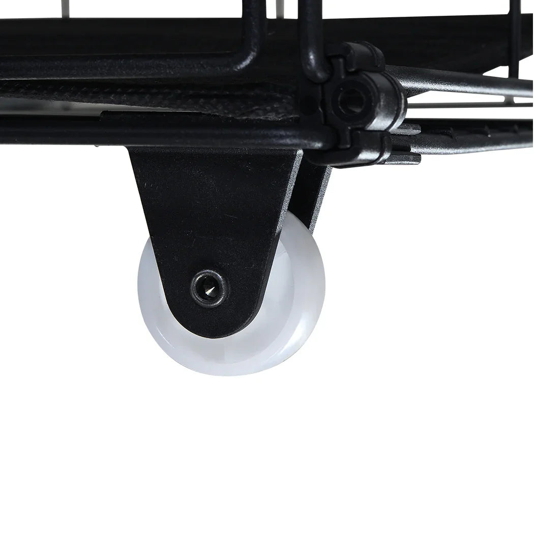 Levede Single Bed Frame Industrial Storage LED Charing-2050056748655579139