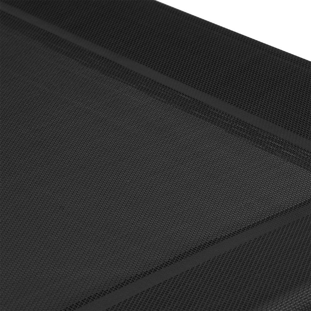 PaWz Elevated Trampoline Pet Bed Dog M Black Medium-1910112492563075075