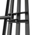 Lambu Lawn Levelling Rake Heavy Duty 75x25cm Steel Head Adjustable Handle Black-2109799600918040580