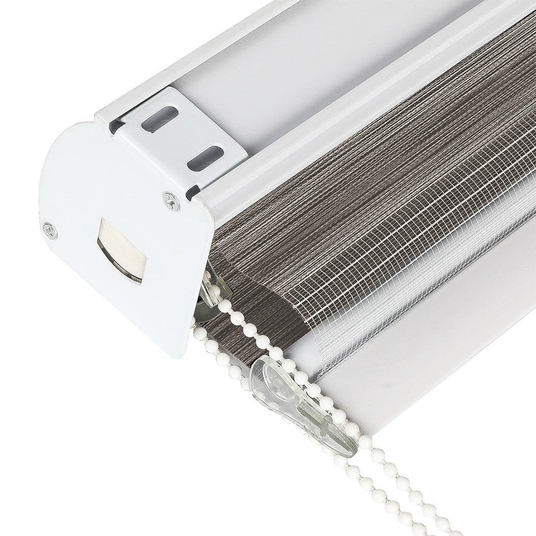 Marlow Blackout Zebra Roller Blind Curtains 60x210 Beige-2065254606371426307