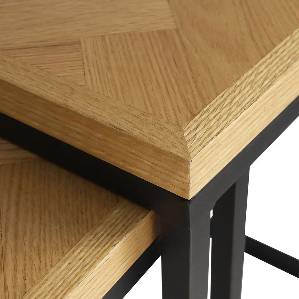 Levede 2PCS Nesting Coffee Tables-2018816870689411075