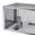 Toque Mouse Trap Humane Live Catch Rat Cage Reusable Zinc Iron Garage Silver 2pc-2100034972764213251