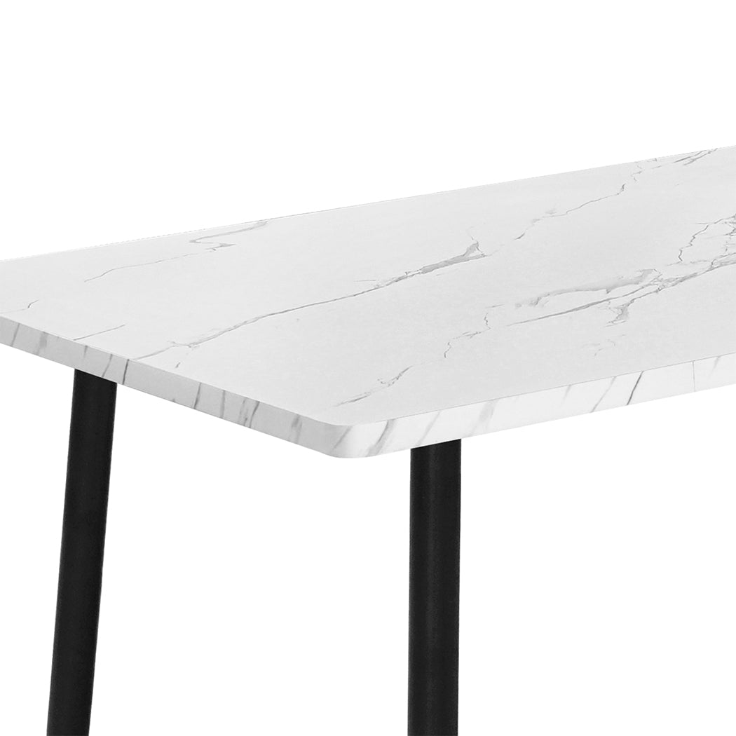Levede Steel Dining Table 4-6 Seater 150cm-1894516729896374275