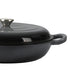 3.5L Enamel Dutch Oven Pan in Black Colour-1864184348593491971