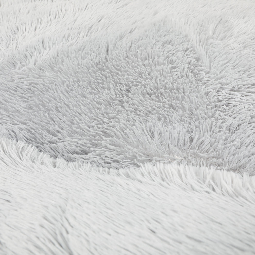 TheNapBed 1.8m Human Size Pet Bed Fluffy Grey-2006732988473282563