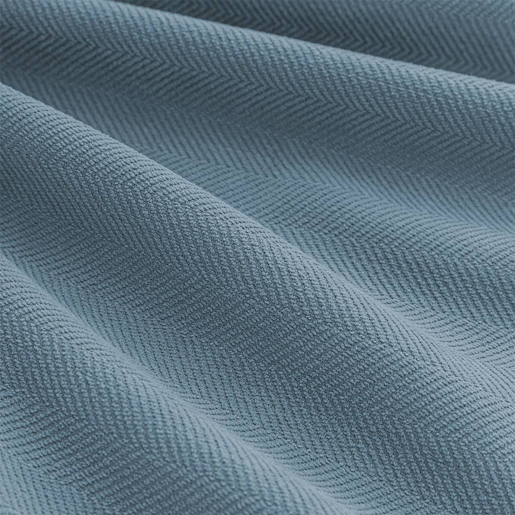 Marlow 2XBlockout Curtains Chenille 180x250 Blue CD1016-180x250-DG-2065254607109623811