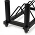 Centra Horizontal Bumper Plate Rack with Wheels Barbell Weight Storage Holder-2050059020890411011