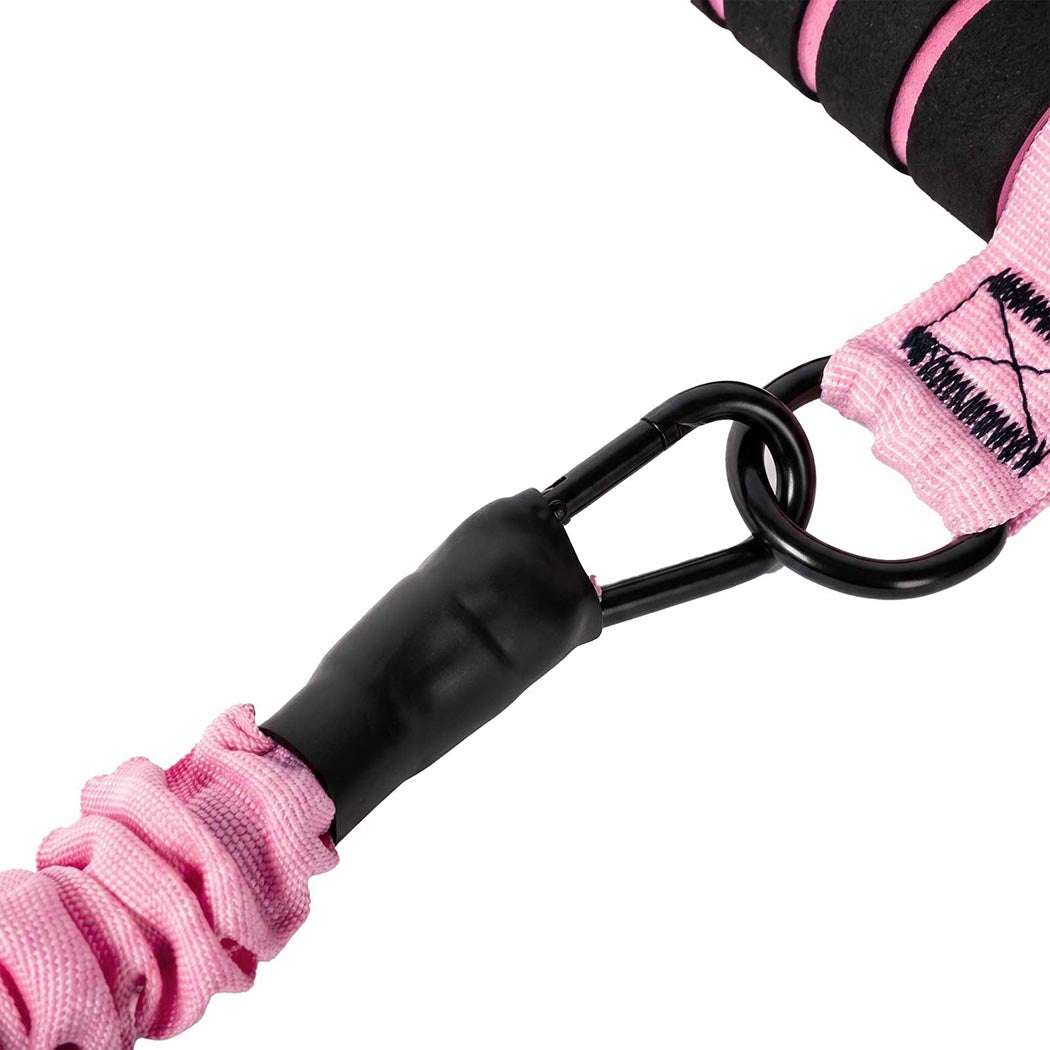 Centra Resistance Bands Set Foot Pedal 3 Tube Adjustable for Home Workout Pink-2100035025125904387