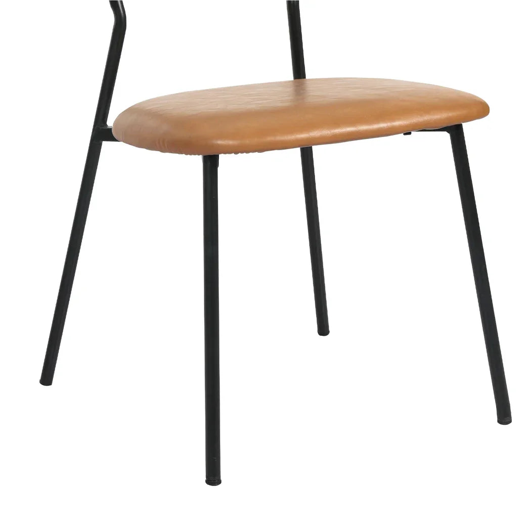 Levede 2x PU Leather Dining Chairs Kitchen Lounge-2050056743995707395