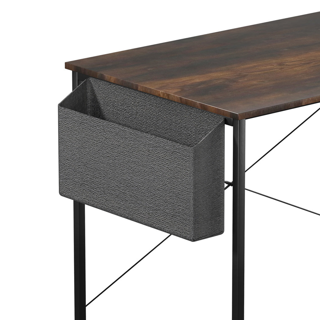 Levede L Shaped Computer Desk Corner Desk Brown-1894516732412956675