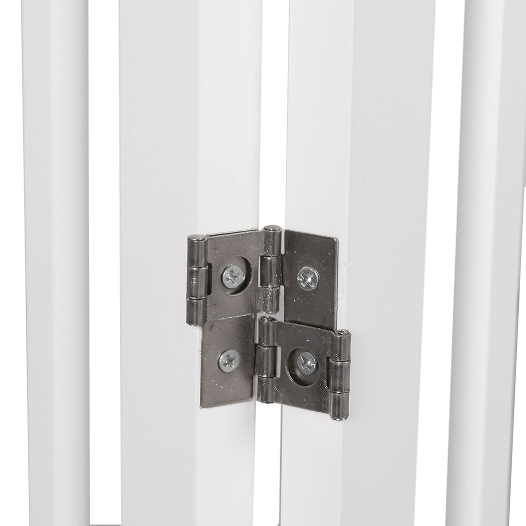 PaWz Wooden Pet Gate Dog Fence Safety White-2006732982576091139