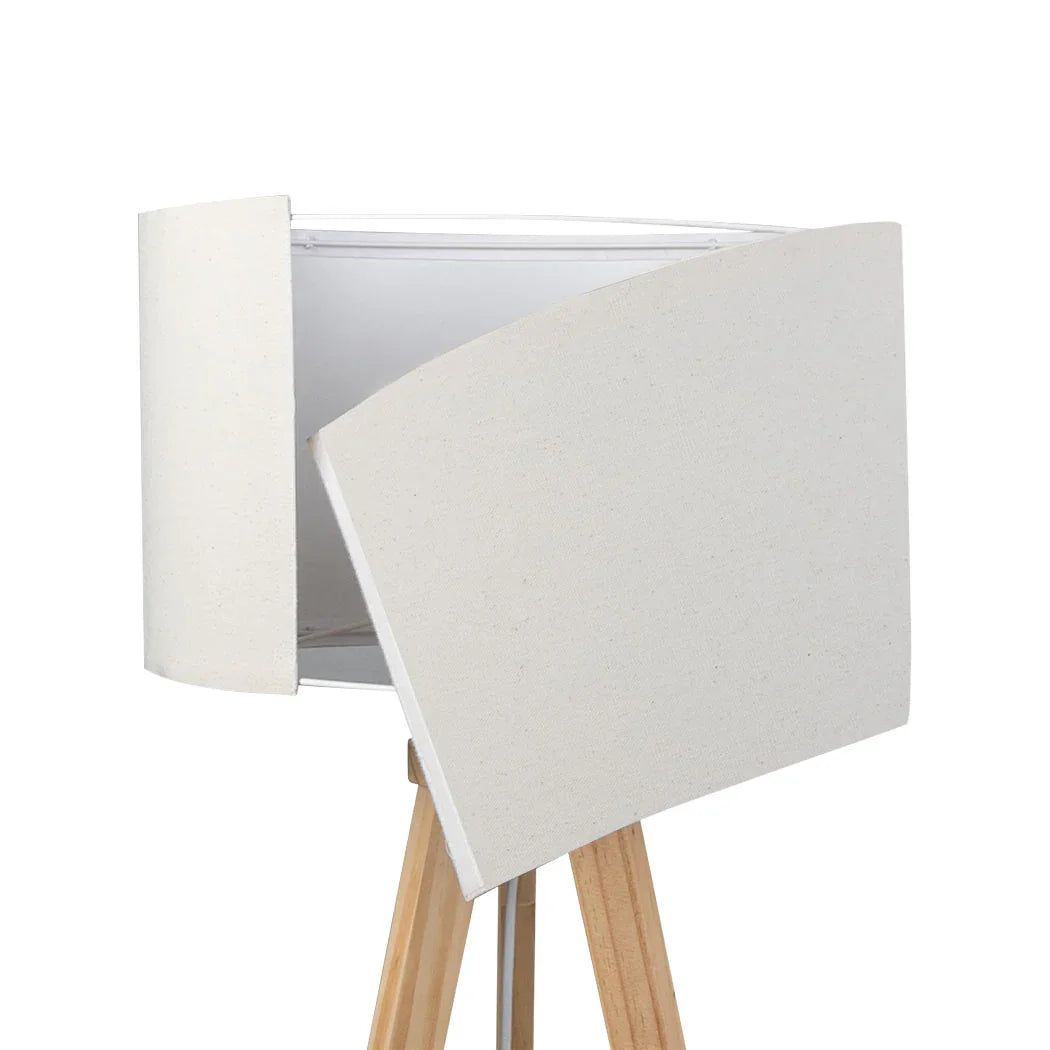 EMITTO Tripod Floor Lamp with Shelf-2018816831451697155