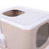PaWz Cat Litter Box Fully Enclosed Kitty Coffee-2018816770344882179