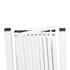 Garden Security Fence Gate Expandable White-1886651053764644867
