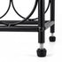 Levede 23 Bottle Wine Rack Kitchen Home Floor Storage Organiser Metal Black-2100035036840595459