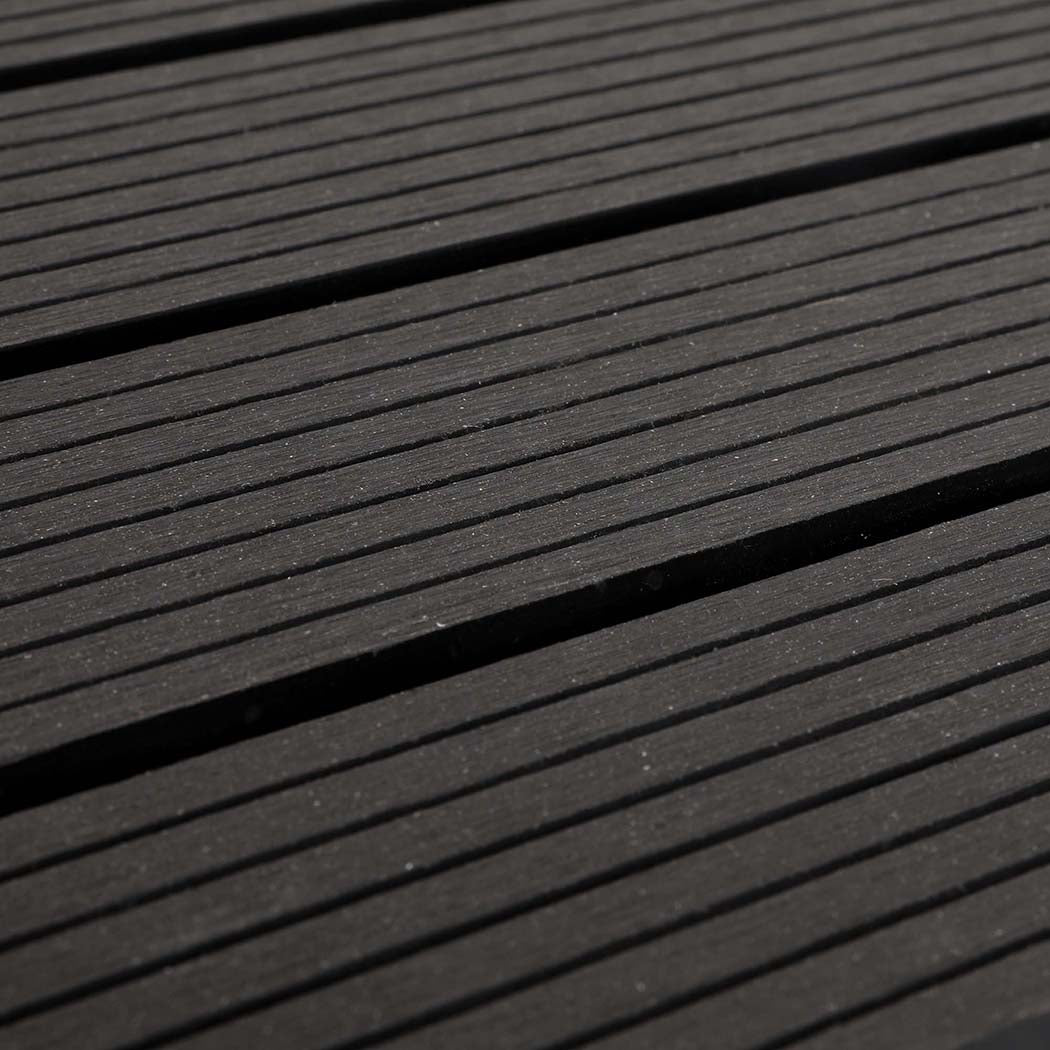 Marlow x10 Floor Tiles Plastic Decking Dark Grey-1864184606035677187