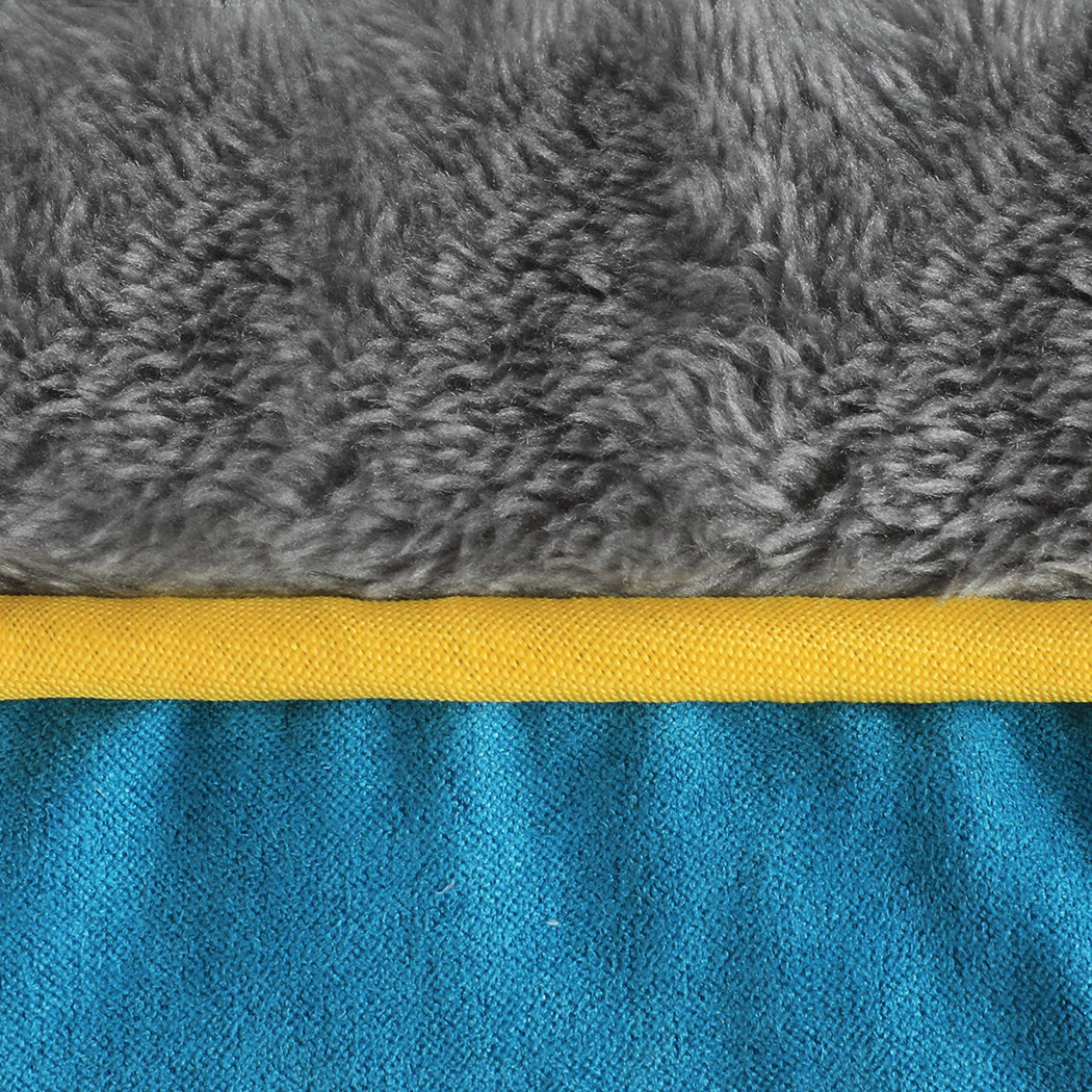 PaWz Electric Pet Heater Bed Heated S Blue Small-1864184527077904387