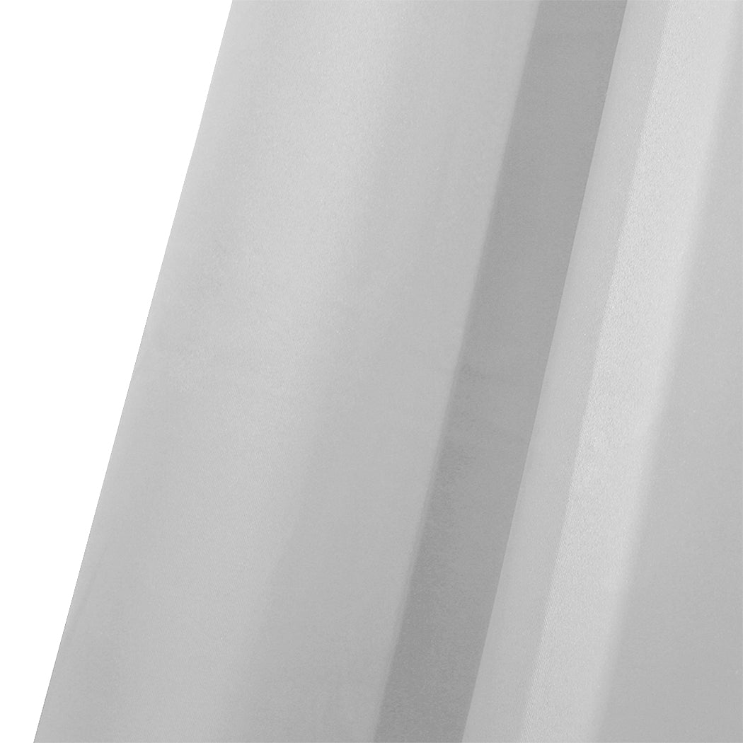 2x Blockout Curtains Panels 3 Layers Grey-1942353384485031939
