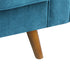Levede Fabric Sofa Armchair 3 Seater Couch Blue 191cm Wide-2018816942655279107