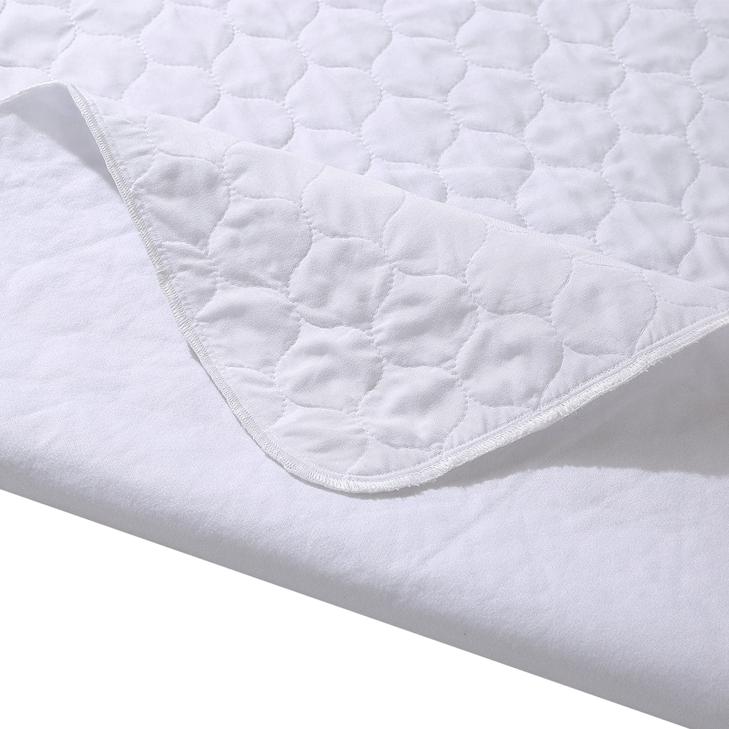 2x Bed Pad Waterproof Bed Protector Single-1886651040359649283