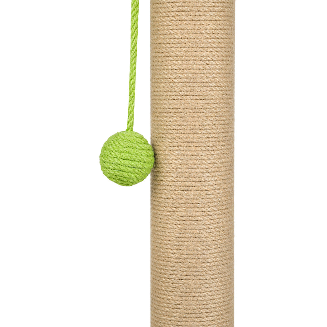 Pawz Cat Scratching Post 77cm Palm Tree Cat Scratcher Balls Sisal Green-2100034990111854595