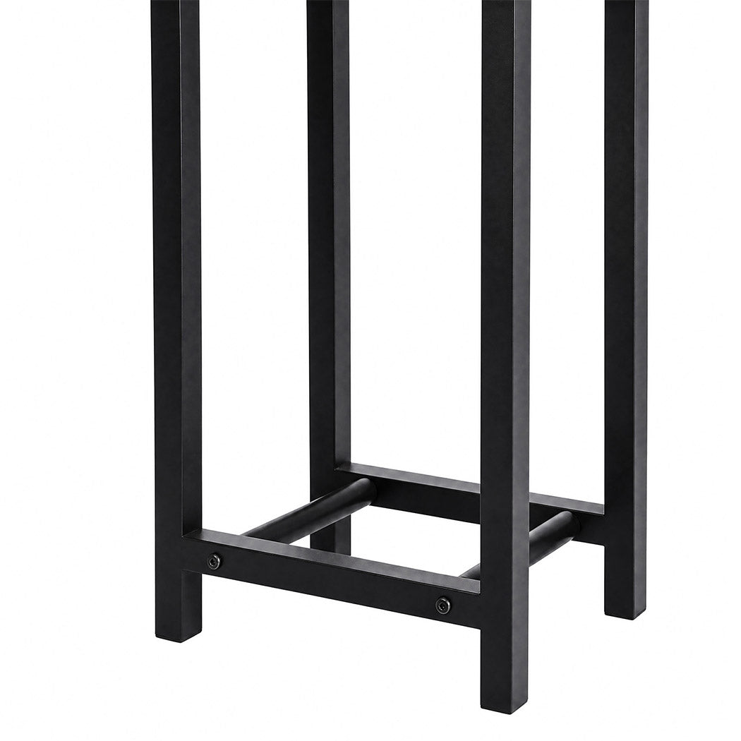 Levede Firewood Rack Metal Outdoor Storage Log Holder Fireplace 30 x 22 x 59cm-2072893555432624131