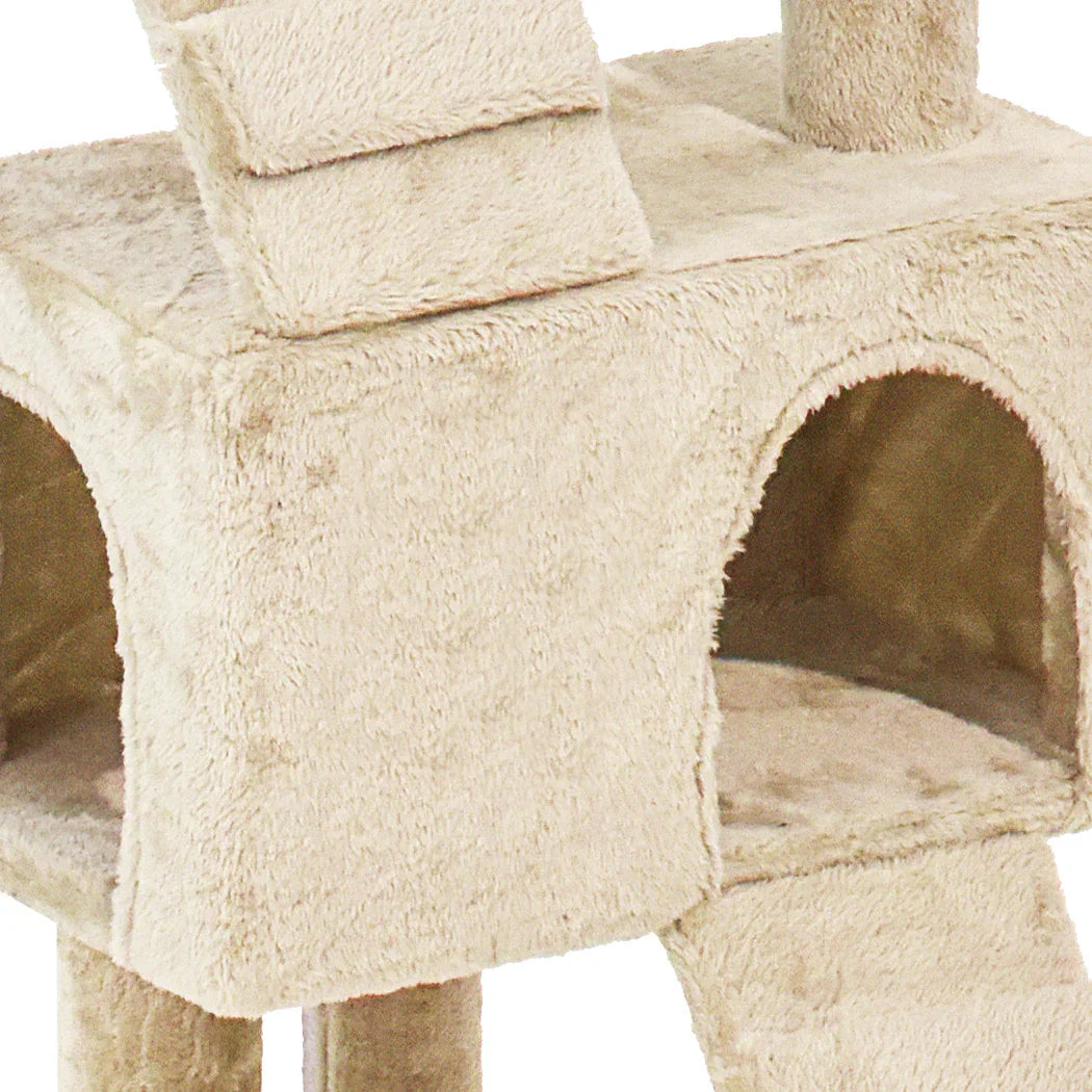PaWz Cat Tree Scratching Post Scratcher Beige-2006733201384542211