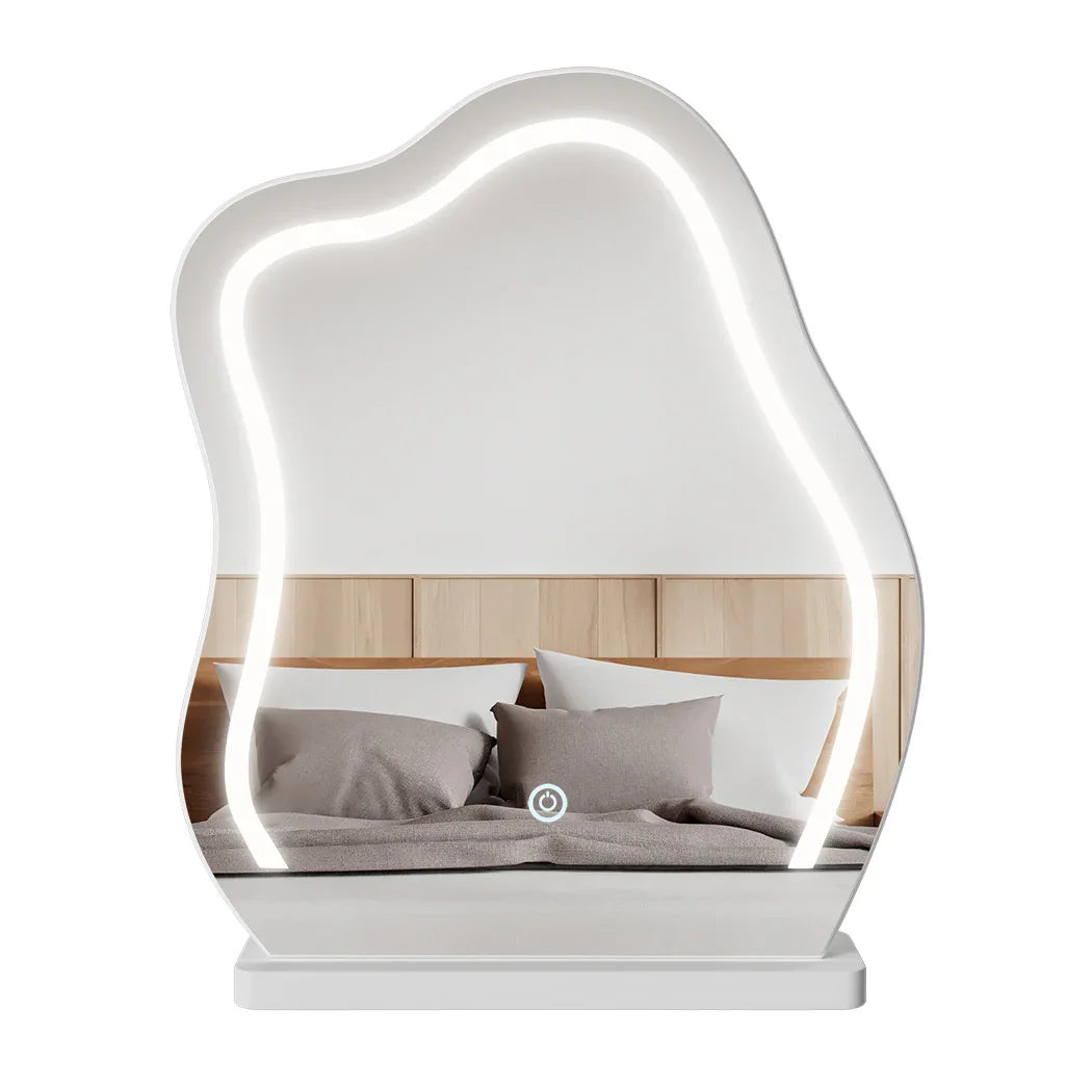 Levede Dressing Table Stool Set with Mirror Led-2029387202596835331