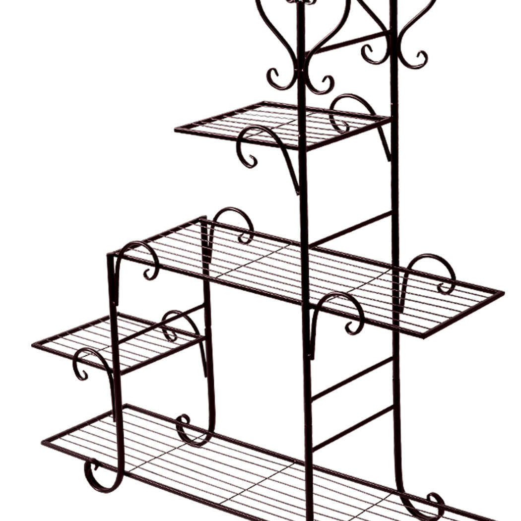 Levede Plant Stand Outdoor Indoor Metal Bronze-1973193773064261635