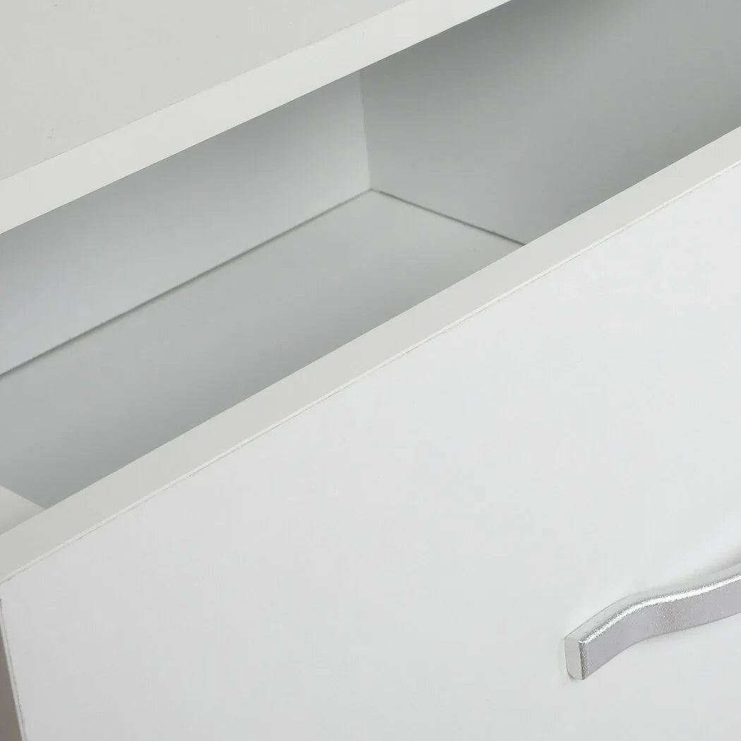 Levede Bedside Table Side Table 2 Drawers Storage Nightstand Bedroom Cabinet-2050056780662312963
