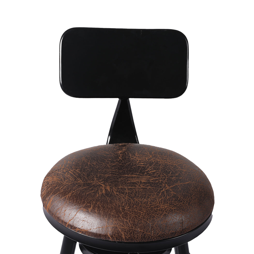 Levede 1x Industrial Bar Stools Kitchen-2006733237048709123